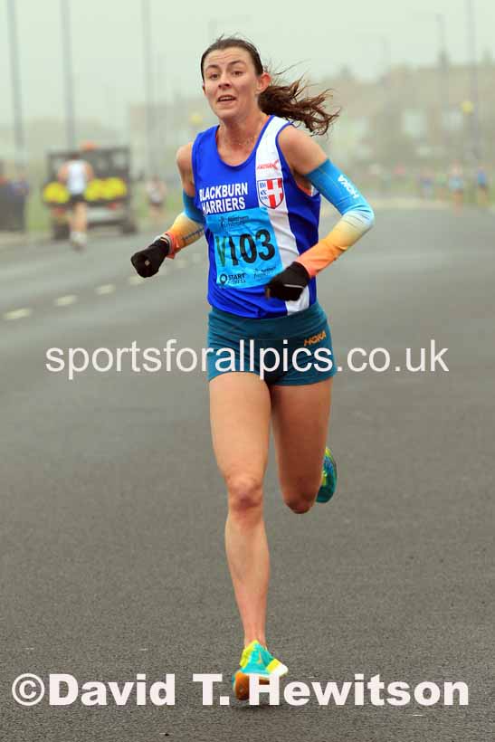 Senior womens 6 Stage 2023 Northern Mens 12 stage and Womens 6 Stage Relays and Young Athletes, Redcar. Photo: David T. Hewitson/Sports for All Pics